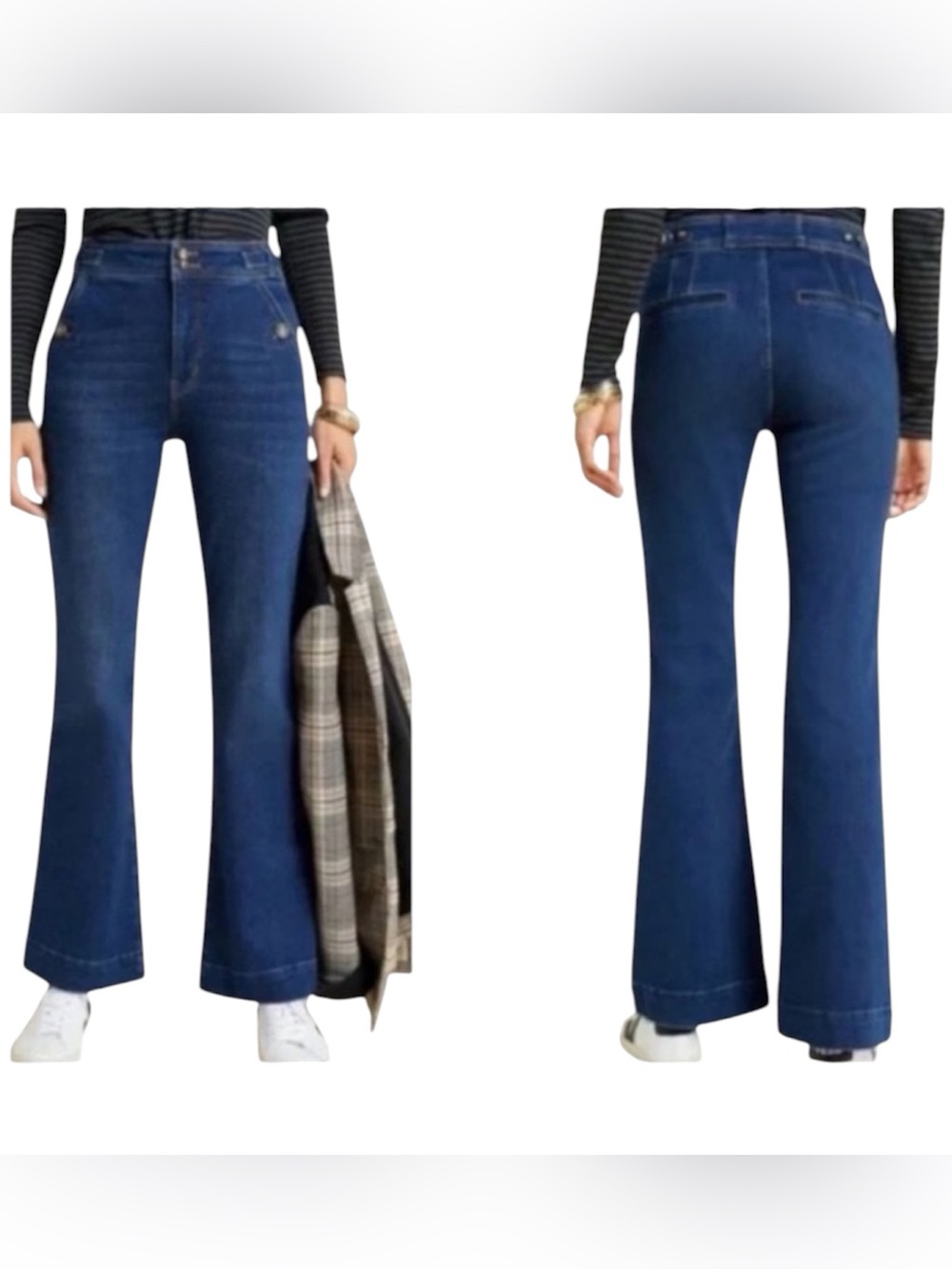 Pilcro and the Letterpress by Anthropologie High Rise Trouser Bootcut Size 26